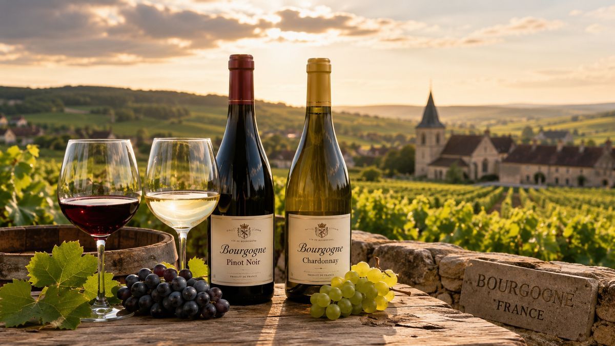 Wino burgundzkie – Pinot Noir i Chardonnay z serca Francji