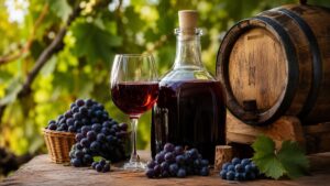 Read more about the article Wino gronowe – przepis na domowy wyrób z winogron